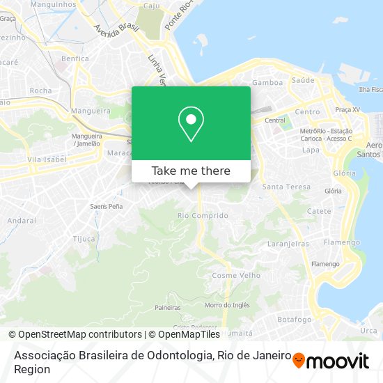 Associação Brasileira de Odontologia map