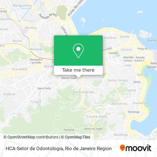 HCA-Setor de Odontologia map