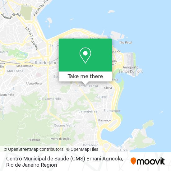 Centro Municipal de Saúde (CMS) Ernani Agrícola map
