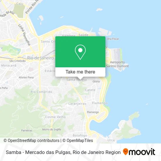 Samba - Mercado das Pulgas map