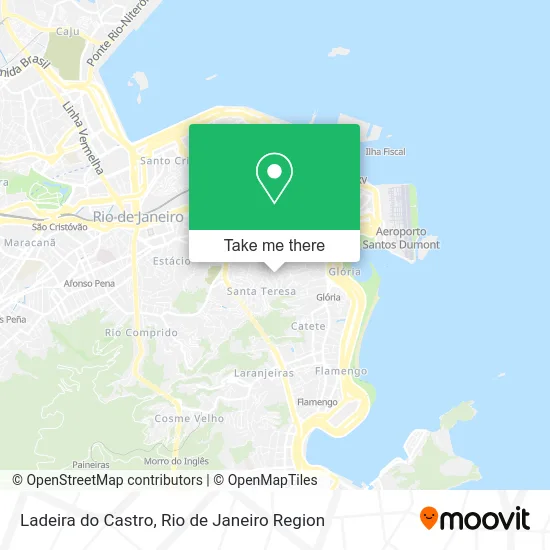 Ladeira do Castro map