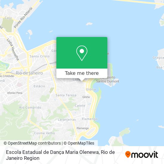 Mapa Escola Estadual de Dança Maria Olenewa