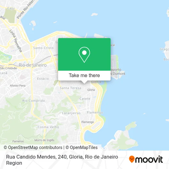 Rua Candido Mendes, 240, Gloria map