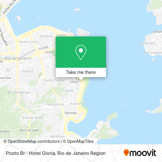 Posto Br - Hotel Gloria map