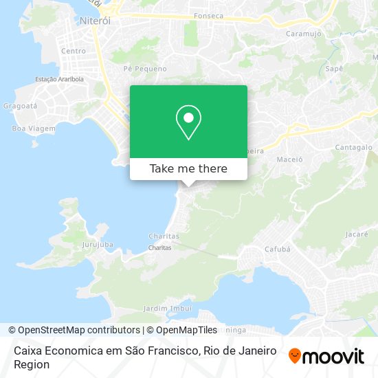 Caixa Economica em São Francisco map