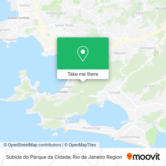Subida do Parque da Cidade map