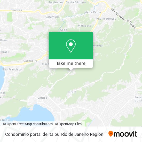 Condomínio portal de itaipu map