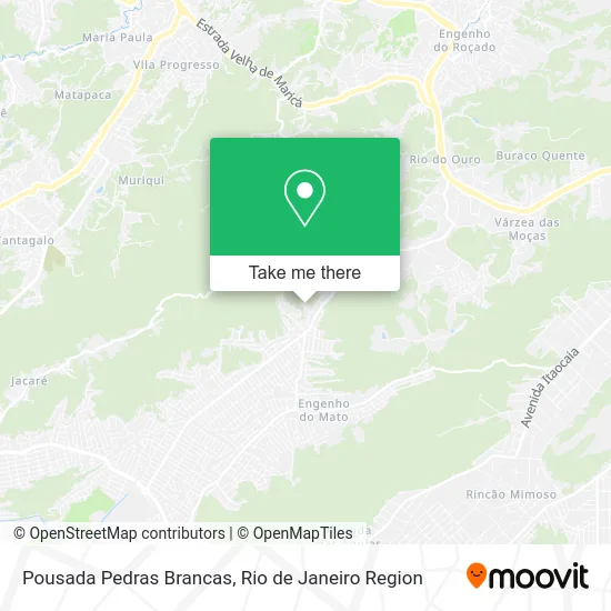 Pousada Pedras Brancas map