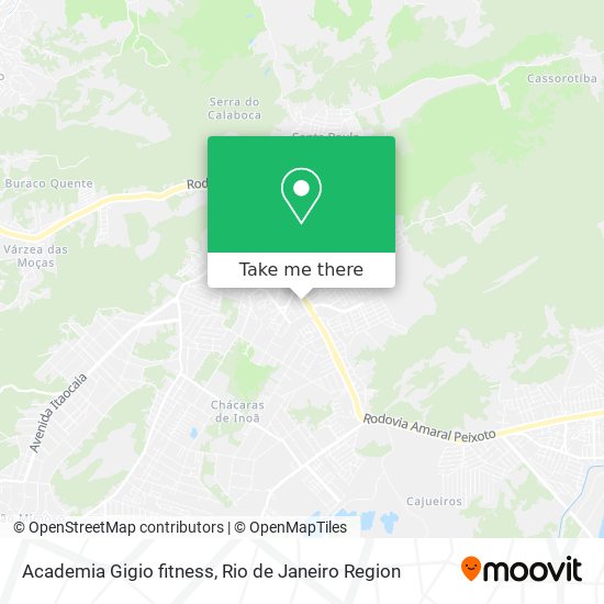 Academia Gigio fitness map
