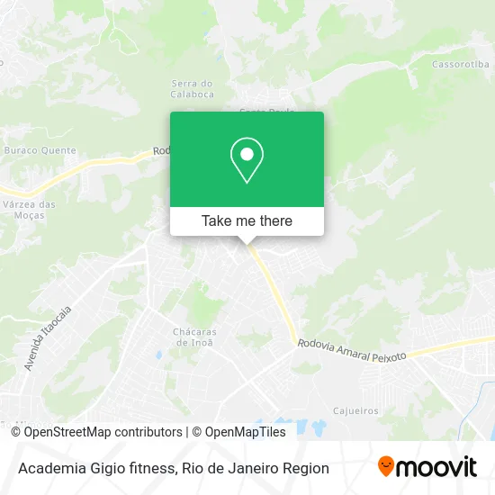 Academia Gigio fitness map