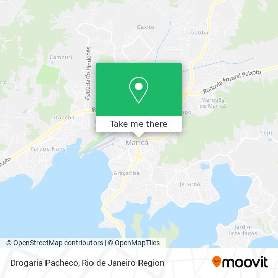 Mapa Drogaria Pacheco