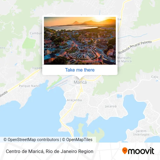 Centro de Maricá map