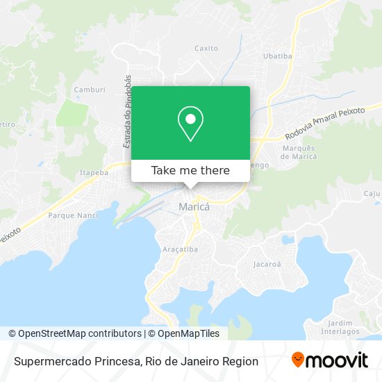 Supermercado Princesa map