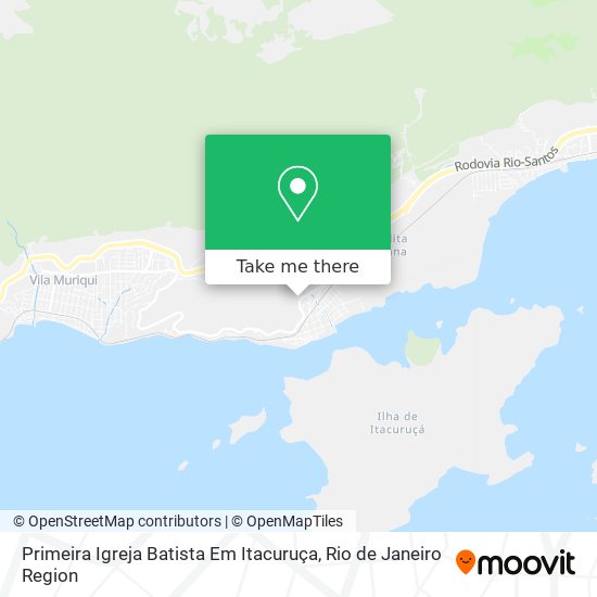 Primeira Igreja Batista Em Itacuruça map