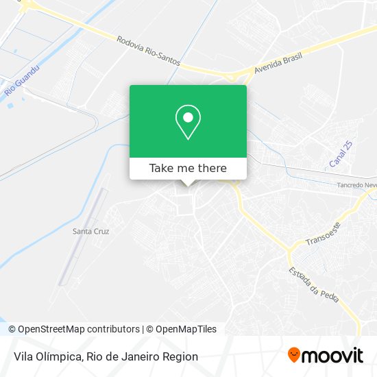 Vila Olímpica map