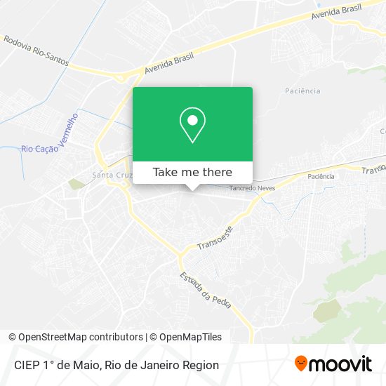 CIEP 1° de Maio map