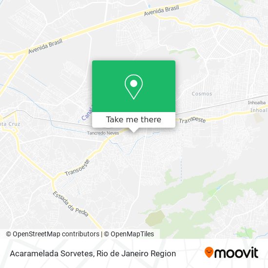 Acaramelada Sorvetes map