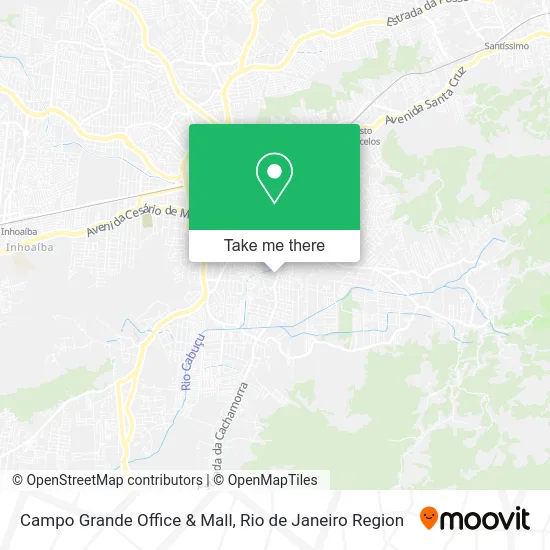 Campo Grande Office & Mall map