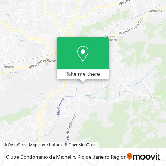 Mapa Clube Condominio da Michelin