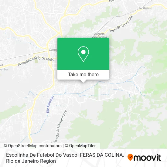 Escolinha De Futebol Do Vasco. FERAS DA COLINA map