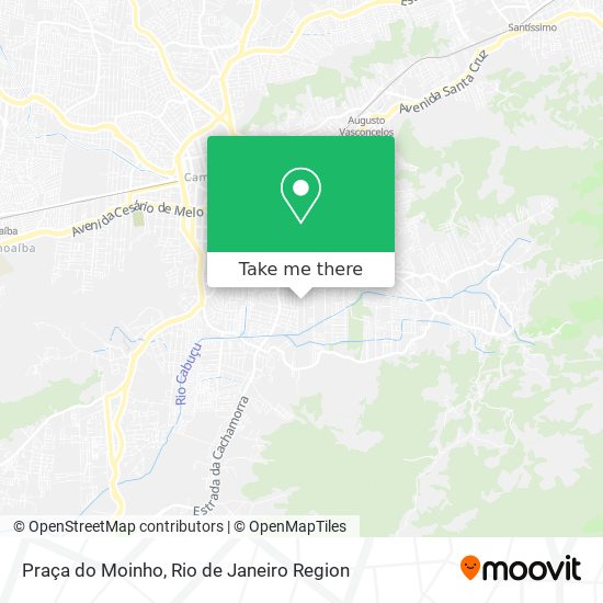 Mapa Praça do Moinho