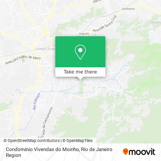 Condomínio Vivendas do Moinho map