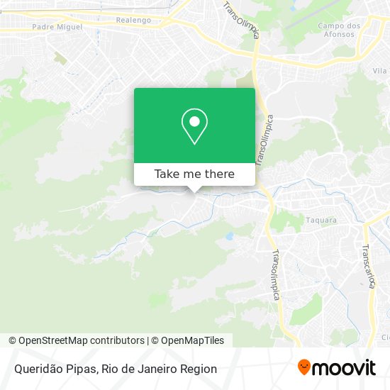 Queridão Pipas map