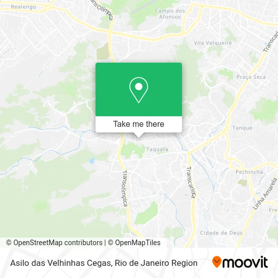 Asilo das Velhinhas Cegas map