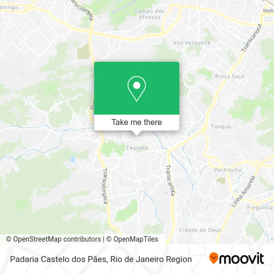 Padaria Castelo dos Pães map