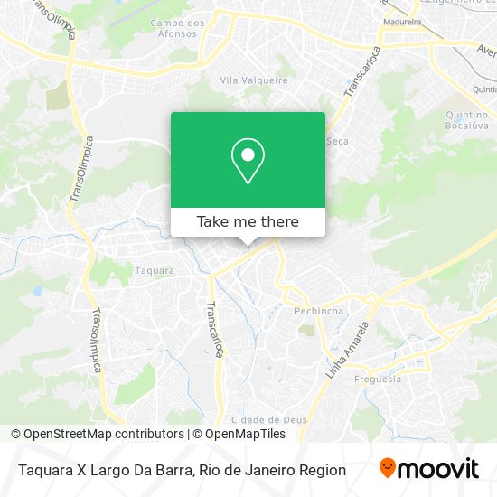 Taquara X Largo Da Barra map