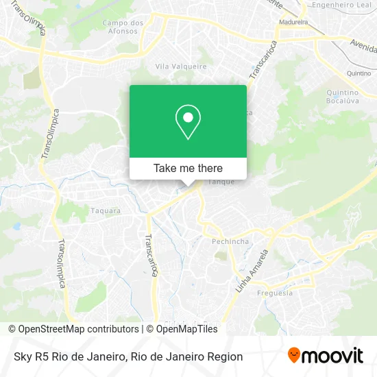 Sky R5 Rio de Janeiro map