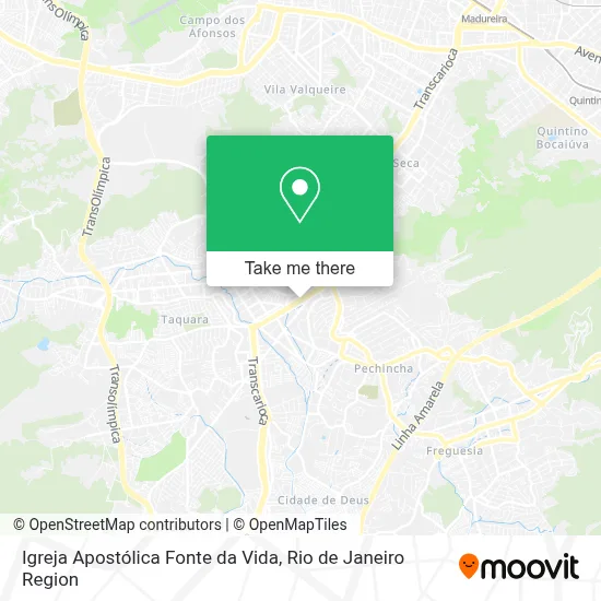 Igreja Apostólica Fonte da Vida map