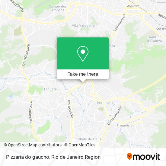 Pizzaria do gaucho map