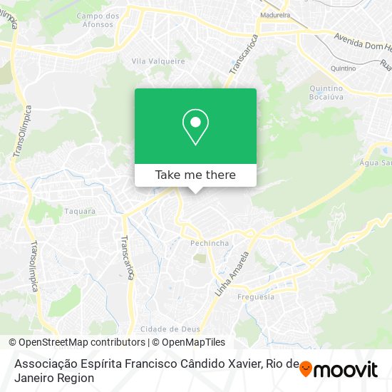 Associação Espírita Francisco Cândido Xavier map