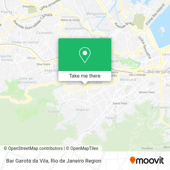 Bar Garota da Vila map