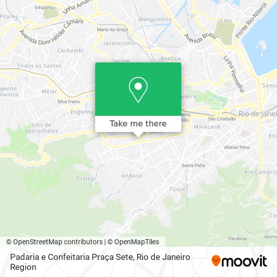 Padaria e Confeitaria Praça Sete map