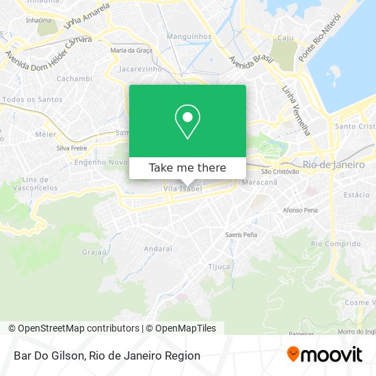 Mapa Bar Do Gilson