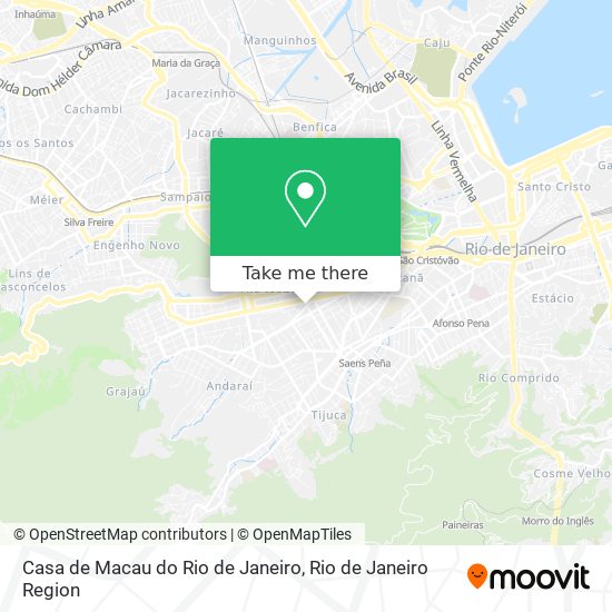 Casa de Macau do Rio de Janeiro map