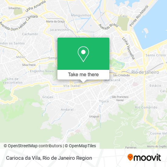 Carioca da Vila map