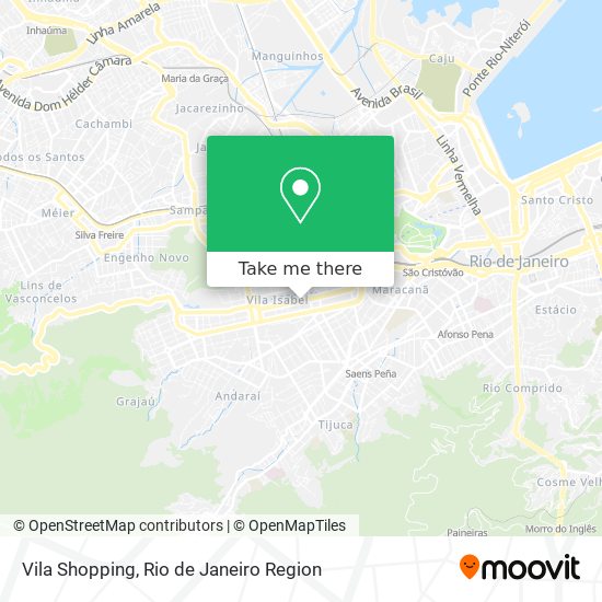 Vila Shopping map