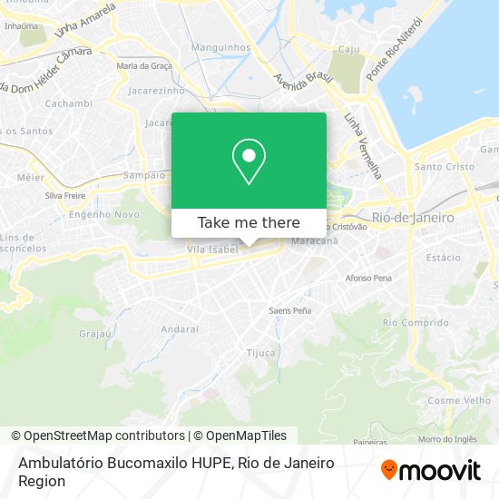 Ambulatório Bucomaxilo HUPE map