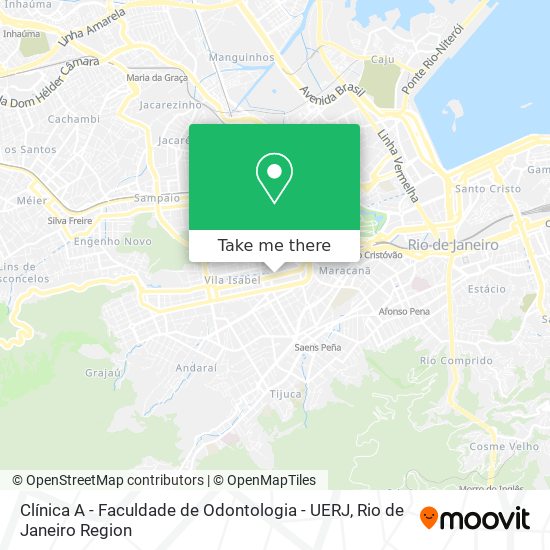 Clínica A - Faculdade de Odontologia - UERJ map