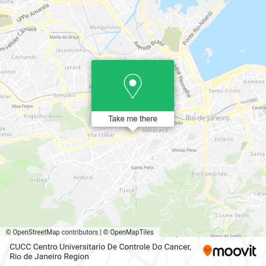 CUCC Centro Universitario De Controle Do Cancer map
