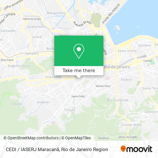 CEDI / IASERJ Maracanã map
