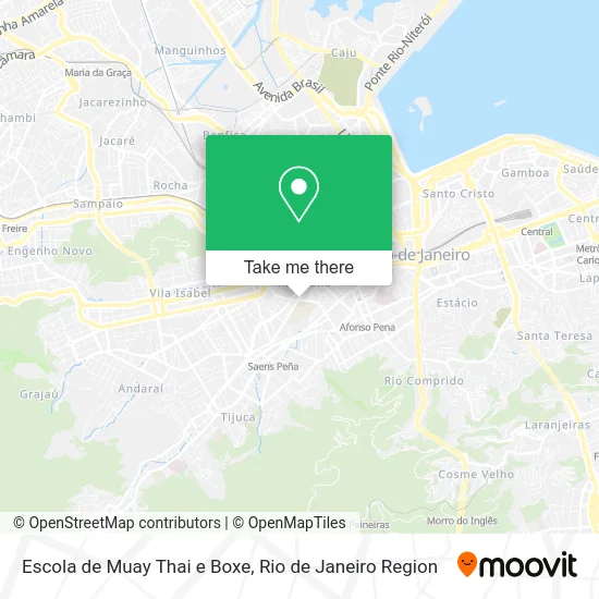 Escola de Muay Thai e Boxe map