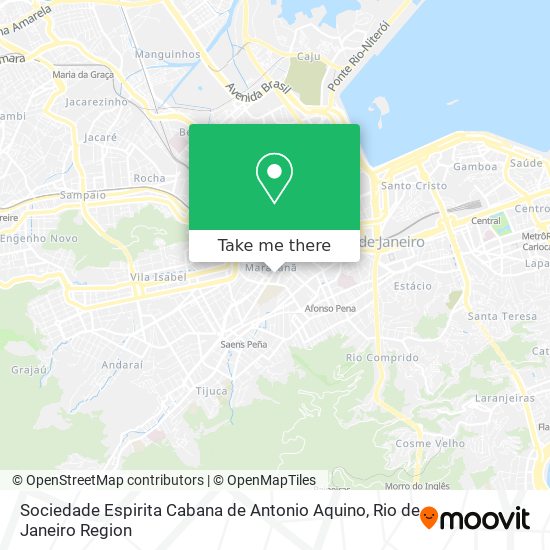 Sociedade Espirita Cabana de Antonio Aquino map