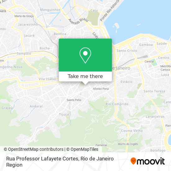 Rua Professor Lafayete Cortes map