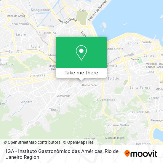IGA - Instituto Gastronômico das Américas map