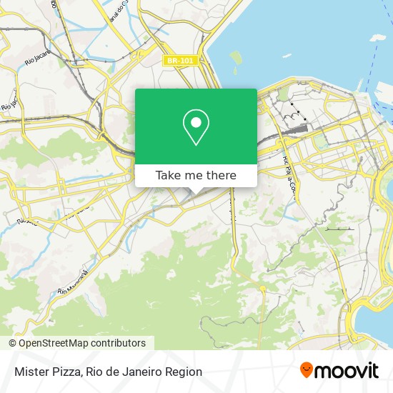 Mister Pizza map