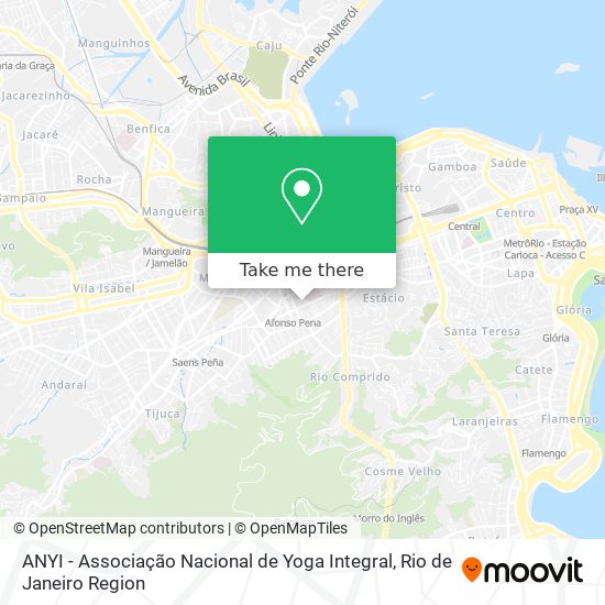 ANYI - Associação Nacional de Yoga Integral map